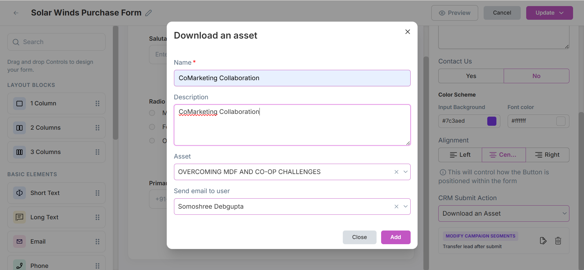 Download Asset Action